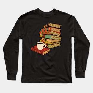 Books And Coffee Long Sleeve T-Shirt